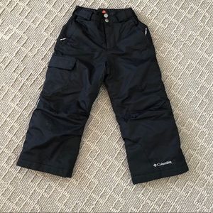 XXS (4/5) Black Omni-heat Columbia Ski Pants